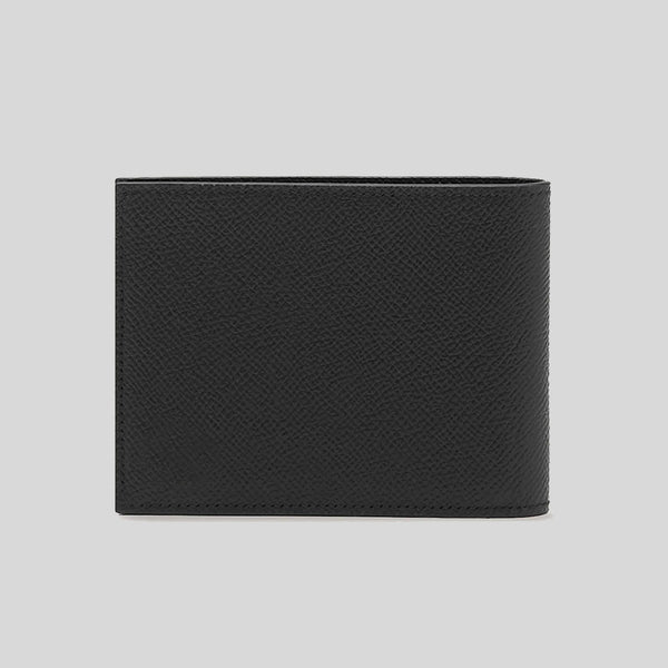 FERRAGAMO Gancini Men's Leather Bifold Wallet Black 775644