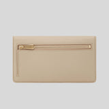 FERRAGAMO Gancini Continental Wallet Stone 779462