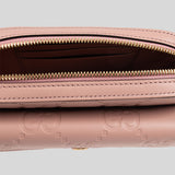 GUCCI Gilbert Calf Mini Crossbody Bag Dusty Rose 781554