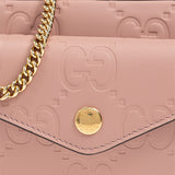 GUCCI Gilbert Calf Mini Crossbody Bag Dusty Rose 781554