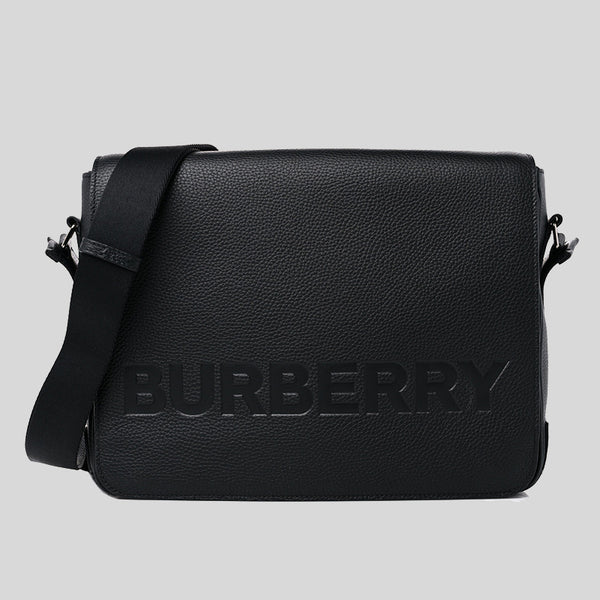Burberry Bruno Men's Leather Crossbody Bag Black 80507621
