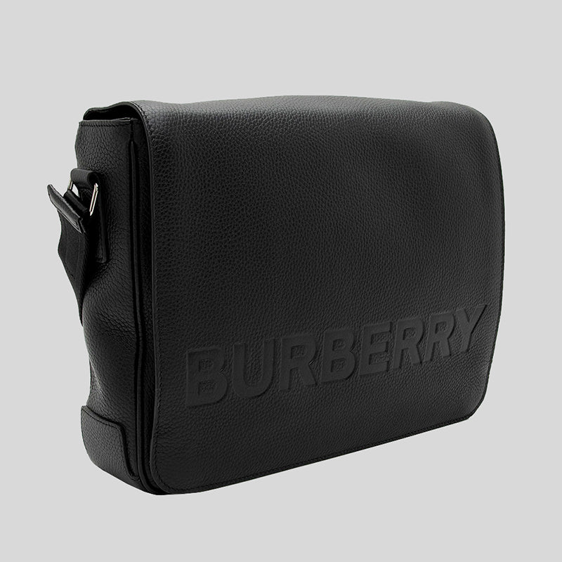 BURBERRY Bruno Men's Leather Crossbody Bag Black 80507621