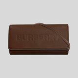Burberry Henley Leather Crossbody Bag WOC Tan 80528381 lussocitta lusso citta
