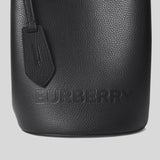 BURBERRY Small Lorne Leather Bucket Bag Black 80528511