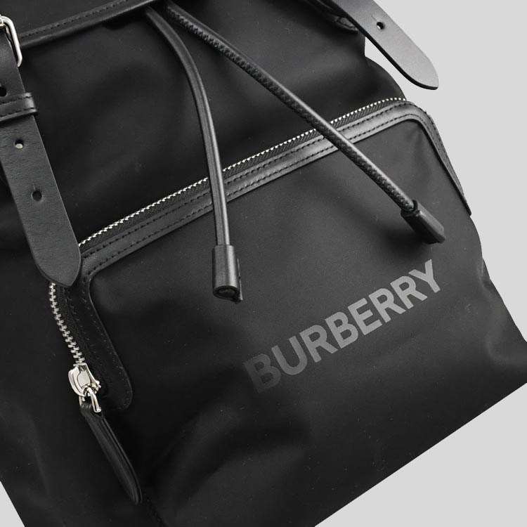 Burberry Unisex Nylon Aviator Rucksack Black 80616681