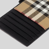 Burberry Vintage Check Zip Card Case Archive Beige 80644521