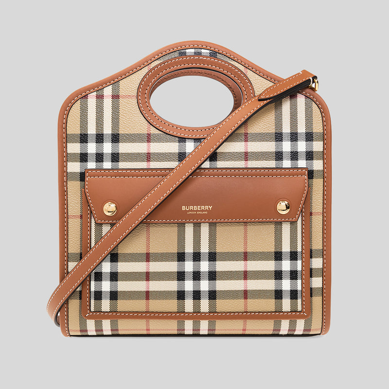 Burberry Mini Pocket Bag Briar Brown 80661661