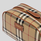 Burberry Small Check Travel Pouch Archive Beige 80671591