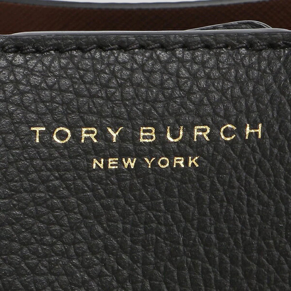 TORY BURCH Perry Small Triple Compartment Tote Bag Black 81928