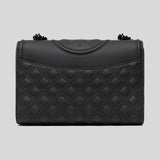 TORY BURCH Fleming Matte Convertible Shoulder Bag Black 82559