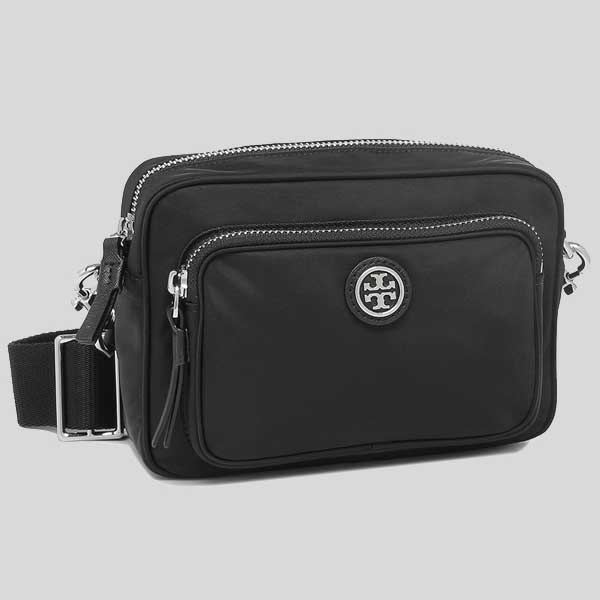 TORY BURCH Nylon Mini Crossbody Sling Bag Black 84996 LussoCitta