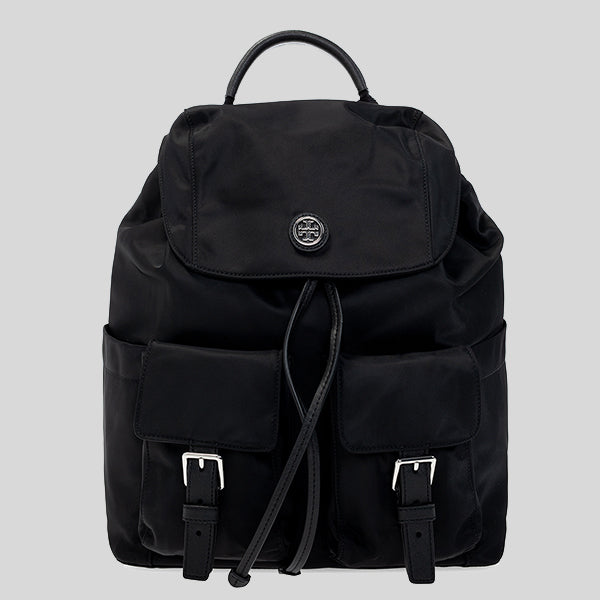 Tory Burch Nylon Flap Backpack Black 85061 lusso citta