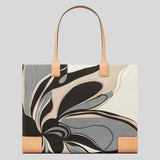TORY BURCH Ella Tulip Printed Tote Bag Natural Multi 88237