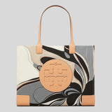 TORY BURCH Ella Tulip Printed Tote Bag Natural Multi 88237