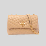 TORY BURCH Kira Small Chevron Convertible Shoulder Bag Desert Dune 90452 lussocitta lusso citta amazon Zalora lazada Shopee