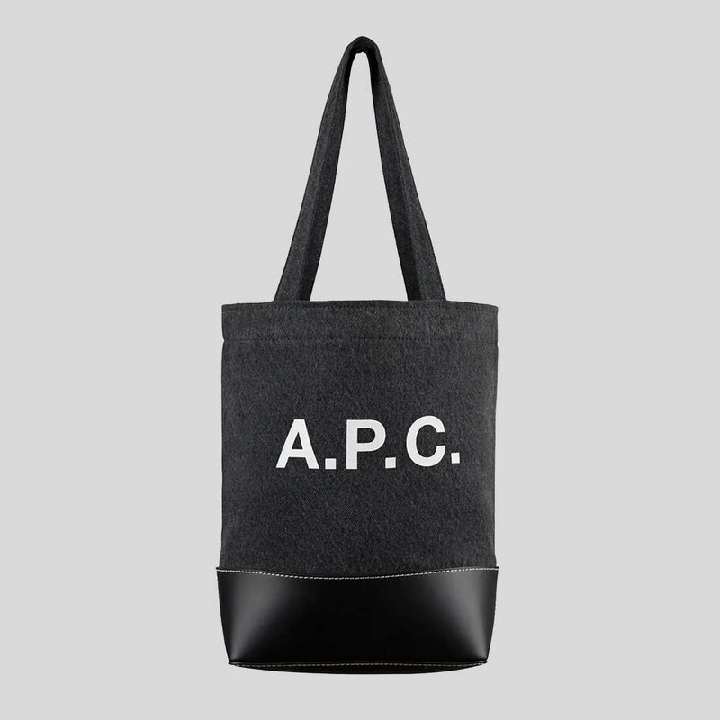 A.P.C Axel Small Unisex Tote Bag Black COGZEM61568LZZ lussocitta lusso citta