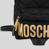 MOSCHINO Quilted Logo-Plaque Mini backpack/Crossbody Bag B7609