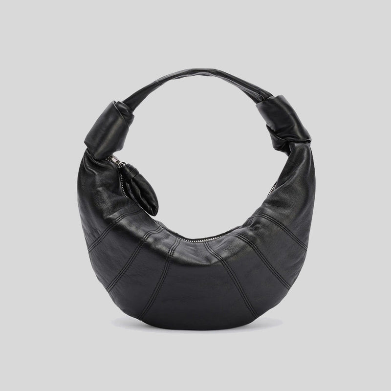 LEMAIRE Mini Fortune Croissant Bag Black BG0125LL095 lussocitta lusso citta