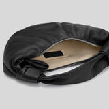 LEMAIRE Mini Fortune Croissant Bag Soft Nappa Leather Black BG0125LL095