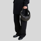 LEMAIRE Mini Fortune Croissant Bag Soft Nappa Leather Black BG0125LL095