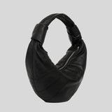 LEMAIRE Mini Fortune Croissant Bag Soft Nappa Leather Black BG0125LL095