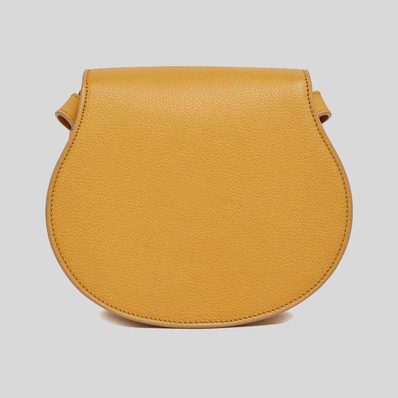 CHLOE Marcie Small Saddle Bag Honey Gold CHC22AS680I31