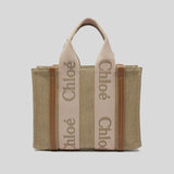 Chloe Small Woody Tote Bag Blushy Beige CHC23AS397L1726Y lussocitta lusso citta