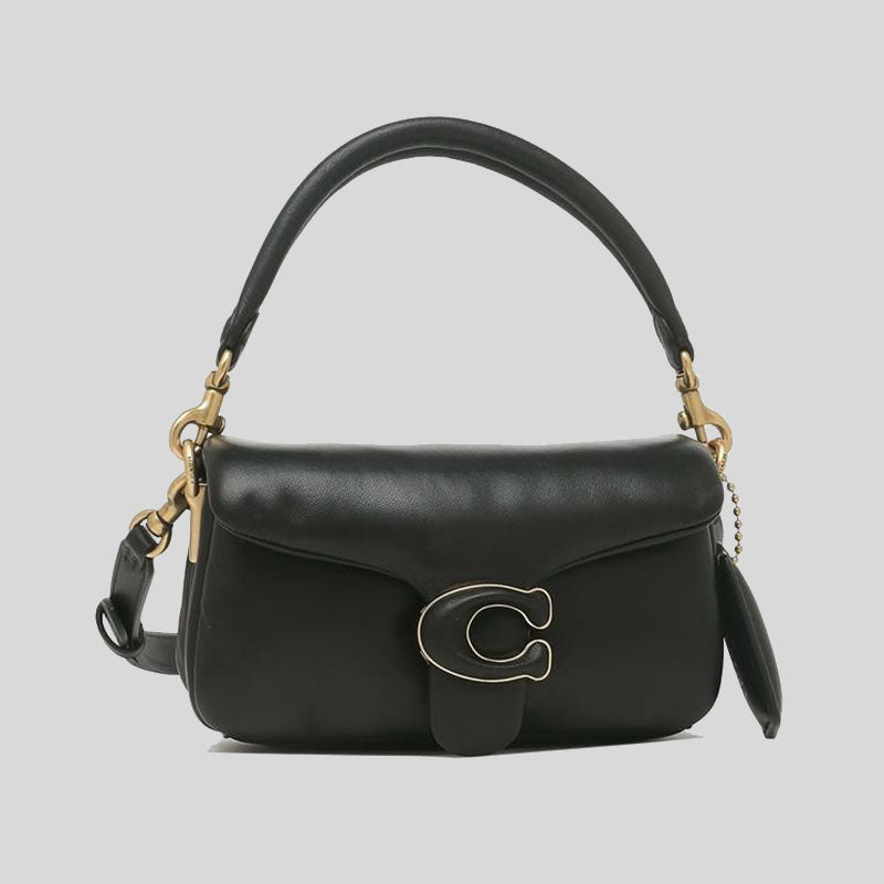 COACH Pillow Tabby Shoulder Bag 18 Black C3880