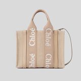 CHLOE Small Woody Tote Bag Boyish Brown CHC23AS397L1720E