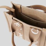 CHLOE Small Woody Tote Bag Boyish Brown CHC23AS397L1720E