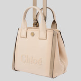 CHLOE Small Chloe Carry Tote Bag In Canvas Blushy Beige CHC25SS911O6526Y
