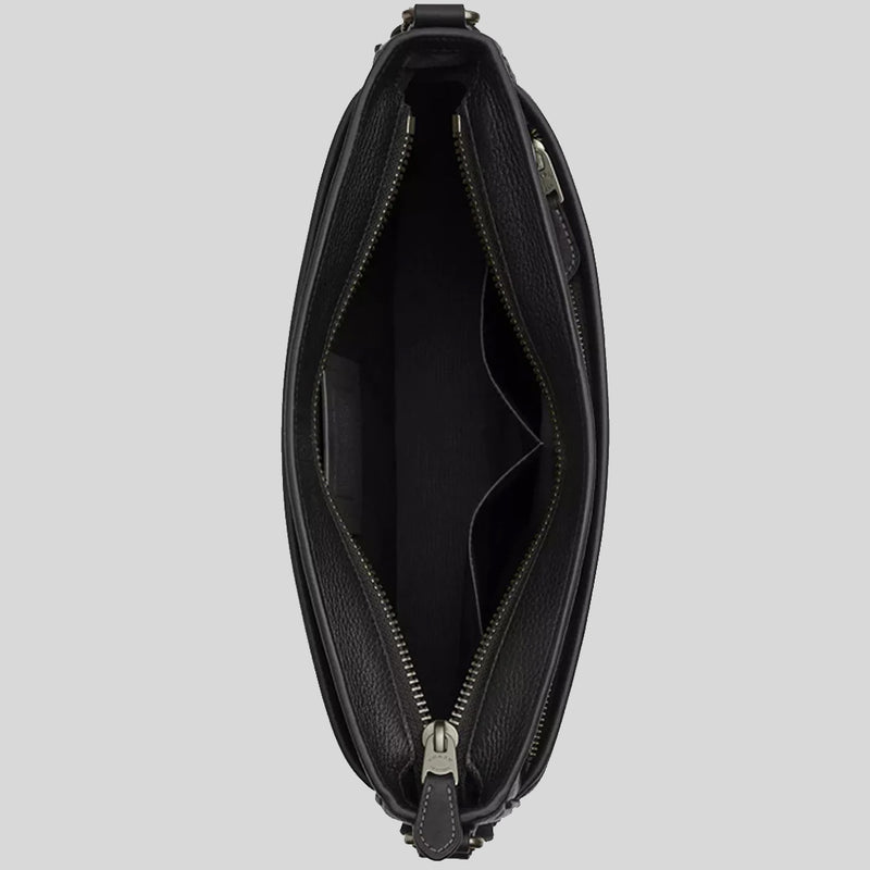 COACH District Crossbody Bag In Signature Canvas Charcoal/Black CV761