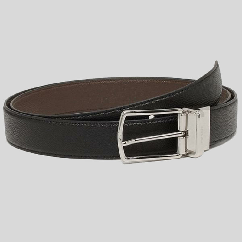 Coach Modern Harness Cut-To-Size Reversible Smooth Leather Belt Black F59116