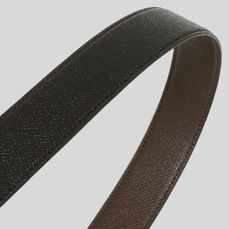 Coach Modern Harness Cut-To-Size Reversible Crossgrain Leather Belt Black F59116