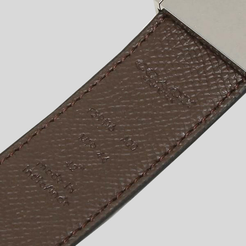 Coach Modern Harness Cut-To-Size Reversible Crossgrain Leather Belt Black F59116