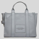 MARC JACOBS The Leather Medium Tote Bag Wolf Grey H004L01PF21