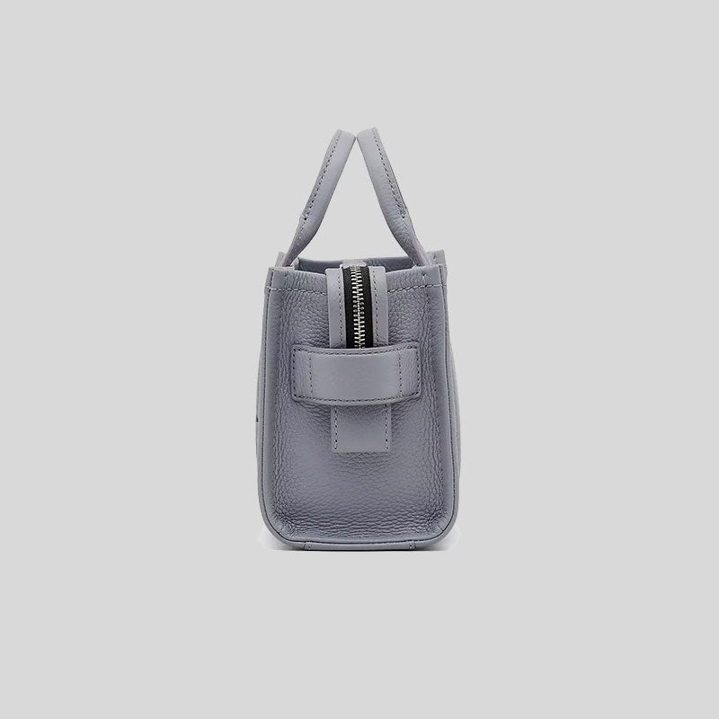 MARC JACOBS The Leather Mini Tote Bag Wolf Grey H053L01RE22
