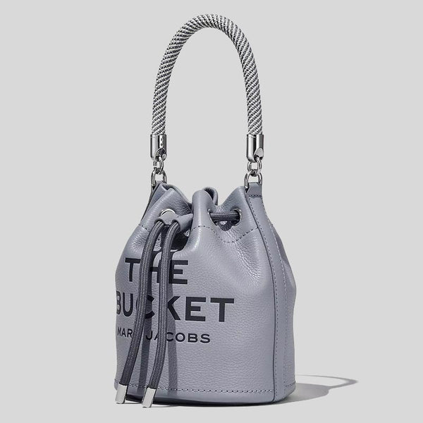 Marc Jacobs The Leather Bucket Bag Wolf Grey H652L01PF22