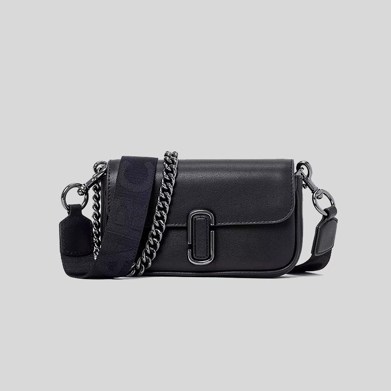 Marc Jacobs The J Marc Mini Bag Black Gunmetal H967L03FA22 lussocitta lusso citta