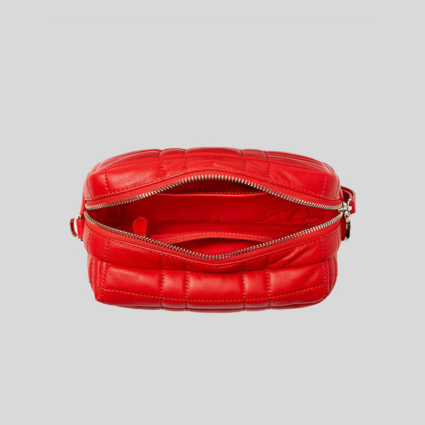 Kate Spade Softwhere Quilted Leather Small Convertible Crossbody Bright Red K7999