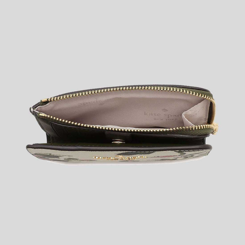 KATE SPADE Madison Floral Small L Zip Wallet Meringue Multi KL865