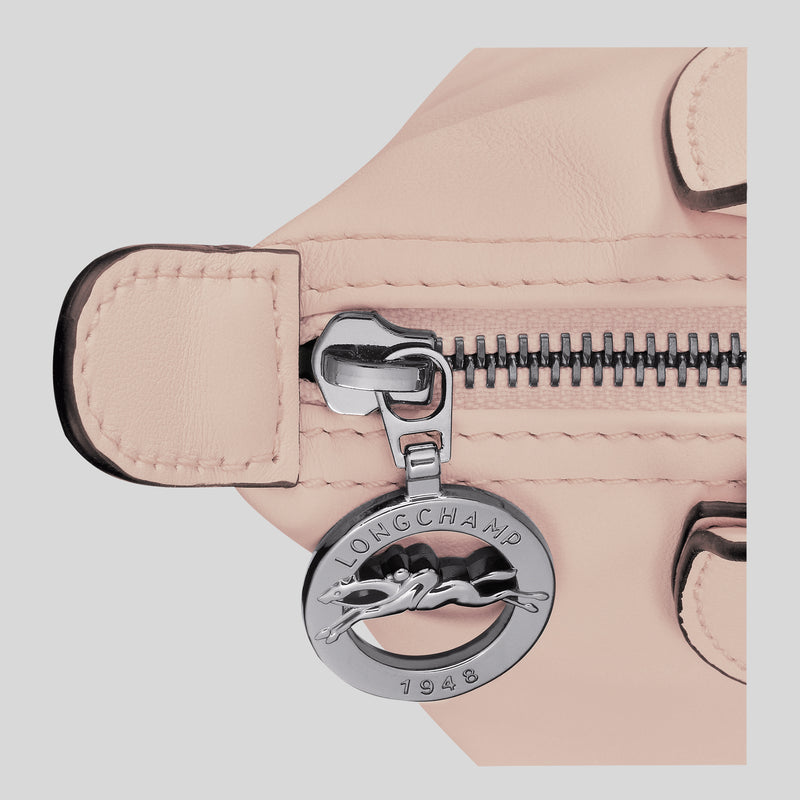 LONGCHAMP Le Pliage Extra XS Leather Handbag Nude L1500987