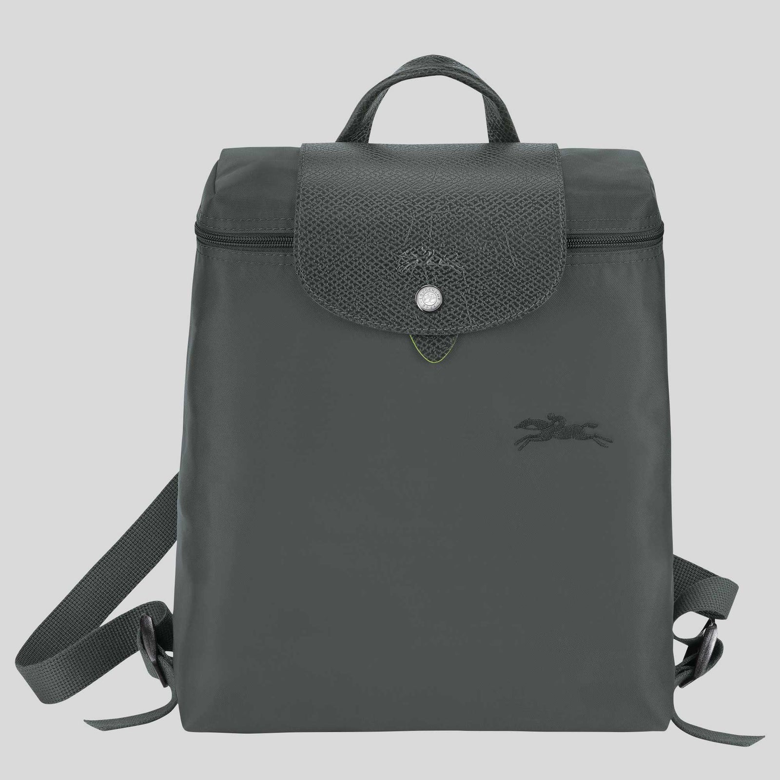 バックパック・リュック Longchamp Graphite Coloured M Le Pliage Green Backpack Le Pliage Green M Backpack Graphite - Canvas | Longchamp US