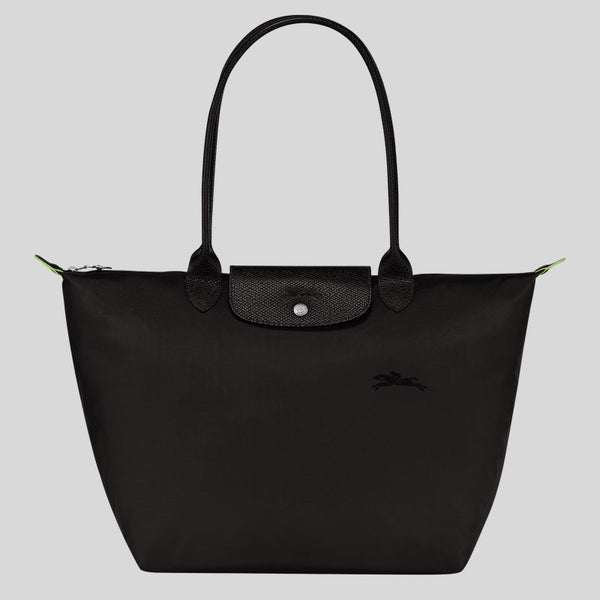 LONGCHAMP Le Pliage Green L Tote Bag Black L1899919001 lussocitta lusso citta