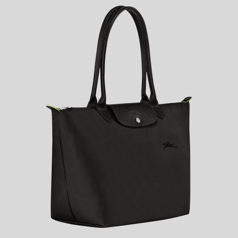 LONGCHAMP Le Pliage Green L Tote Bag Black L1899919