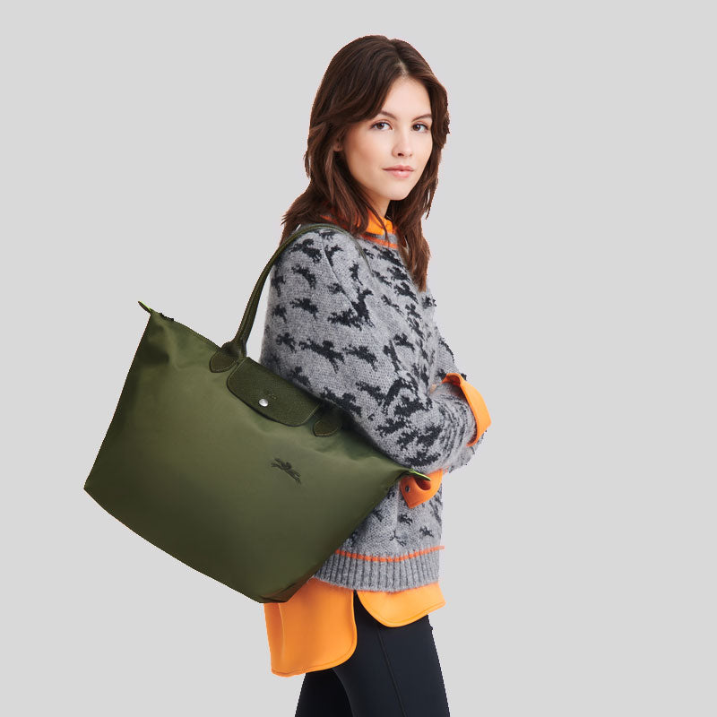 LONGCHAMP Le Pliage Green L Tote Bag Forest L1899919