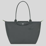 LONGCHAMP Le Pliage Green L Tote Bag Graphite L1899919 lussocitta lusso citta