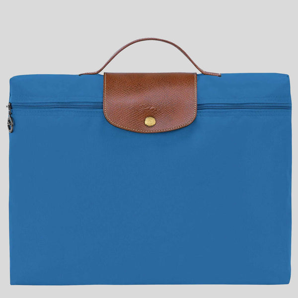 Longchamp Le Pliage Original Briefcase Cobalt L2182089 lussocitta lusso citta