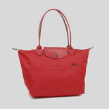 Longchamp Le Pliage Club Medium Long Handle Tote P47 Red 2605619P47