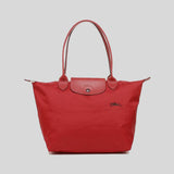 Longchamp Le Pliage Club Medium Long Handle Tote P47 Red 2605619P47